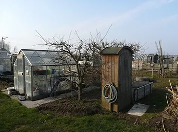 plaatsen huisje kas