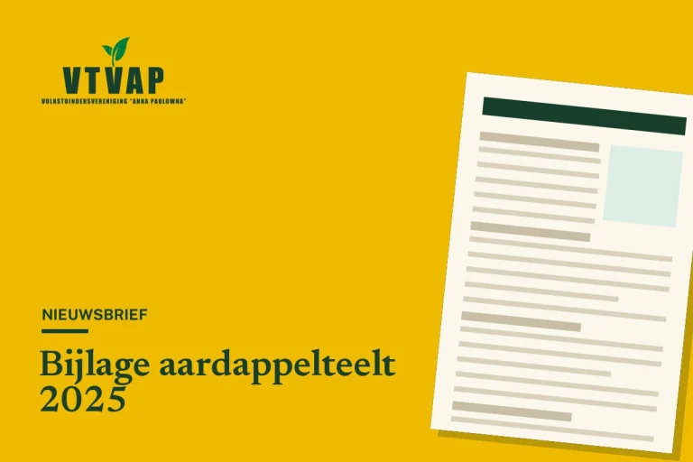 Nieuwsbrief bijlage aardappelteelt 2025