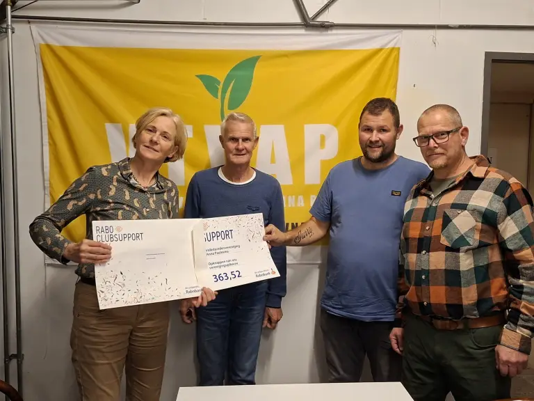 Uitreiking Rabo Clubsupport 2026
